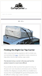 Mobile Screenshot of cartopcarrier.com